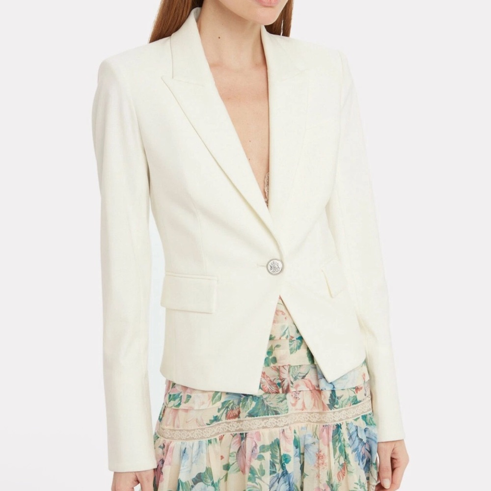 Veronica Beard Danielle Off White Jacket Blazer - image 2